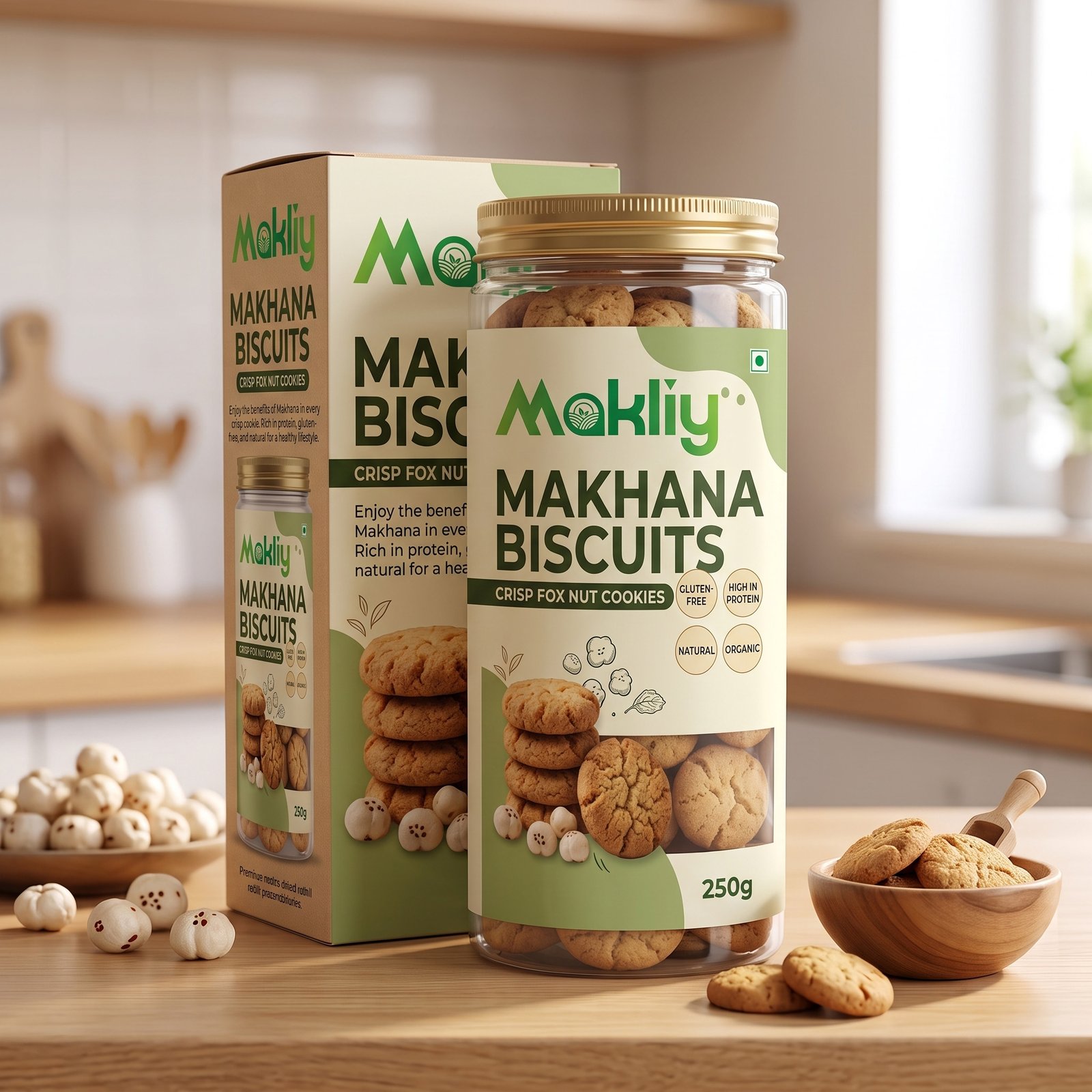 Makhana Biscuits