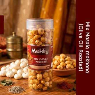 MAKLIY Premium Roasted Makhana Combo Pack (2 x 100g) | Healthy Fox Nuts | High Protein & Gluten-Free